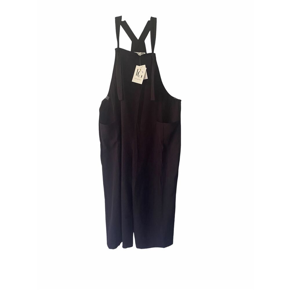 Lola Grace Black Overall Sz XL NWT